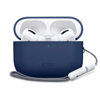 2. Etui Tech-Protect Silicone na AirPods Pro 3 - granatowe