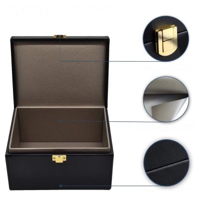 14. Pudełko antykradzieżowe na klucze samochodowe telefon blokujące fale radiowe Faraday Box klatka Faradaya czarny