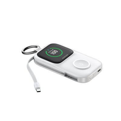 5. Joyroom JR-W19 5W Portable Watch Wireless Charger White