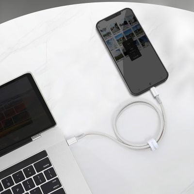 7. BASEUS KABEL USB-C DO LIGHTNING 20W, 5A, 1M(BIAŁY)
