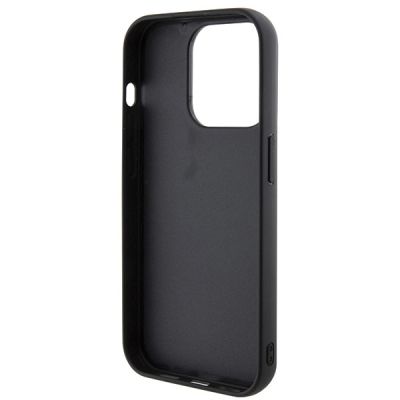 7. Etui Guess Disco Metal Script na iPhone 15 Pro - czarne