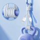 7. Kabel Dudao L25ST 5 A USB-A - USB-C z miękkim silikonowym oplotem 1 m - biały