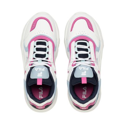 4. Buty damskie Fila Collene CB biało-różowe FFW0046 13528