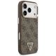 4. Etui Guess 4G Triangle Logo MagSafe na iPhone 17 Pro - brązowo-złote