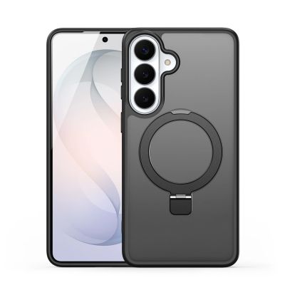 Etui Dux Ducis Yind na Samsung Galaxy S26 z podstawką kompatybilne z MagSafe - czarne