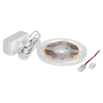 11. Taśma LED COB 3m z zasilaczem barwa zimna IP20