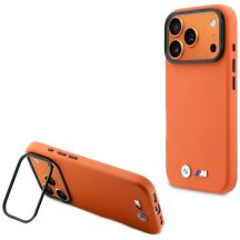 Etui BMW M Metal Logo MagSafe na iPhone 17 Pro Max - pomarańczowe