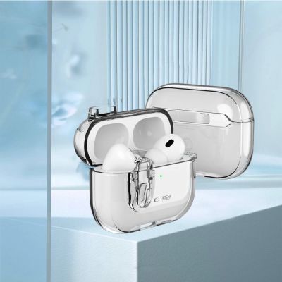 2. Etui Tech-Protect Slim Hook na AirPods 1 / 2 - przezroczyste