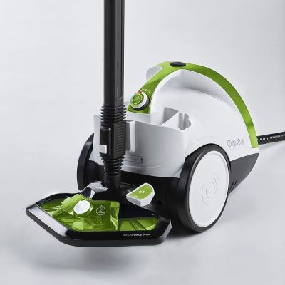 4. Odkurzacz parowy Polti Vaporetto Smart 110 Eco, Moc 1500 W, Ciśnienie pary 4 bar, Pojemność zbiornika na wodę 2 L, Biały/Zielony