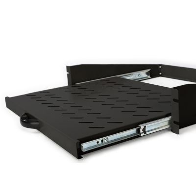 2. Digitus Wysuwana półka do stałego montażu na przednich profilach montażowych 483 mm (19")