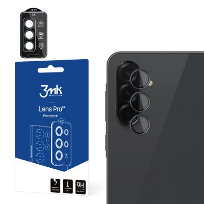 6. Szkło hybrydowe 3mk Lens Protection Pro Black do obiektywu aparatu na Samsung Galaxy A37 / A57 5G