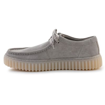 4. Clarks Torhill Lo 26182810 Light Grey Suede