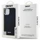 8. Etui DKNY Plain Logo MagSafe na iPhone 15 Plus - czarne