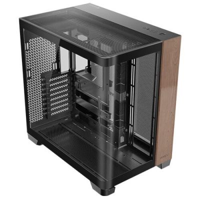 2. Antec C8 Curve Wood Full Tower Czarny, Przezroczysty, Drewno