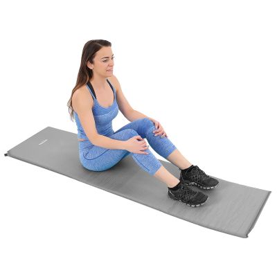 5. MATA SAMOPOMPUJĄCA TURYSTYCZNA MATERAC 180x50x2,5CM REDCLIFFS SZARA