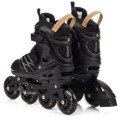 5. Rolki Meteor L 38-43 Buzzy czarny/złoty