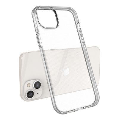3. Spring Case etui iPhone 14 Plus silikonowy pokrowiec z ramką czarne