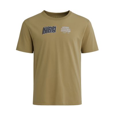 Koszulka Nike NBA Courtside N31 Max90 T-shirt Khaki - DR6355-247