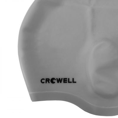 2. Czepek pływacki Crowell Ucho Bora srebrny kol.4