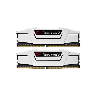 G.SKILL RIPJAWSV DDR4 2X8GB 3600MHZ CL16 XMP2 WHITE F4-3600C16D-16GVWC