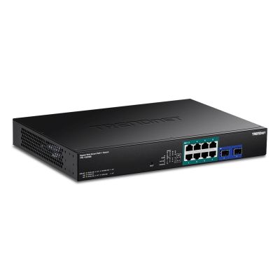 4. 10-portowy gigabitowy przełącznik internetowy Smart PoE++ TRENDnet