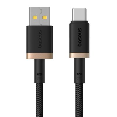 2. Kabel Baseus Dura USB-Typ C 60W 1m (czarno-złoty)