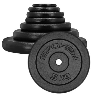 3. Obciążenie żeliwne 5kg Spokey Sinis H SPK-944484