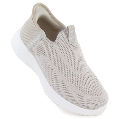 Półbuty sportowe damskie slip on beżowe Potocki BK01312