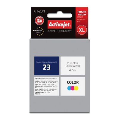 Activejet AH-23N Tusz (zamiennik HP 23 C1823D; Supreme; 47 ml; kolor)