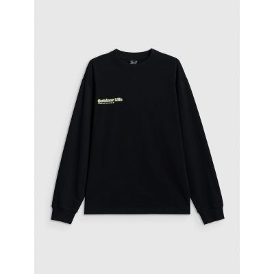 8. Longsleeve regular z nadrukiem damski 4F 4FRSS26TSWSF2834-20S