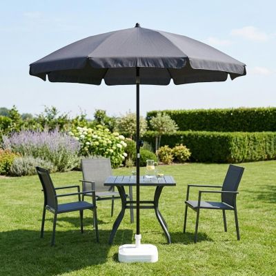33. PARASOL OGRODOWY 185CM ANTRACYT