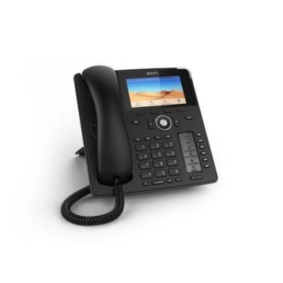 2. Snom D785 Customized, Schwarz telefon VoIP Czarny 12 linii TFT