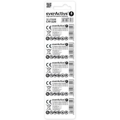 EVERACTIVE BATERIE LITOWE MINI CR1220 BLISTER 5 SZTUK CR12205BL