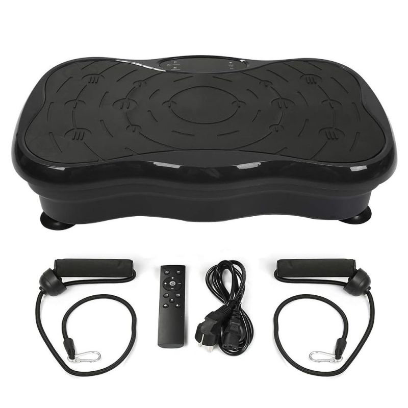Extralink Moonwalk Spin Move Platofrma Wibracyjna do Cwiczen Fitness 200W czarna