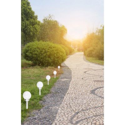 14. LAMPA SOLARNA KULA MLECZNA 20x53,5CM