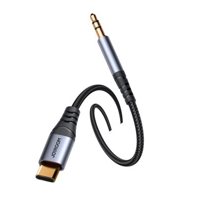 3. Kabel Joyroom Audio Transfer Series SY-A07 mini jack 3,5 mm / USB-C 1,2m - czarny
