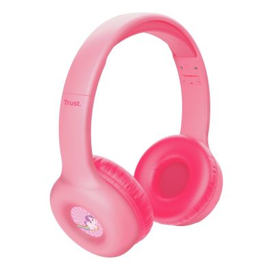 2. Słuchawki TRUST Nouna Wireless Kids pink