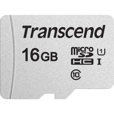 3. SD microSD Card  16GB Transcend SDHC USD300S-A w/Adapter