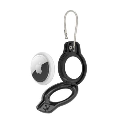 4. Etui Tech-Protect Rough Vein 2-pack na Apple AirTag - czarne