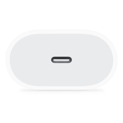 3. Apple Power Adapter USB-C 20W Biały MHJE3ZMA