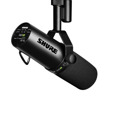 3. Shure SM7dB - Mikrofon dynamiczny, kardioidalny, lektorski - radiowy