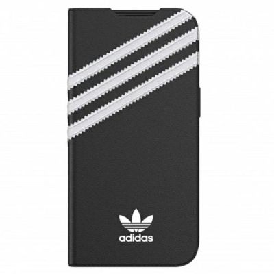 7. Etui Adidas OR Booklet Case PU na iPhone 13 Pro / iPhone 13 - czarno-białe