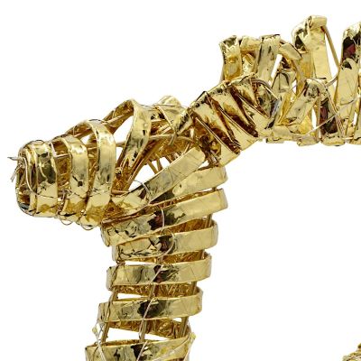 3. DEKORACJA RENIFER 60 CM 60 LED ZŁOTY