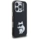 4. Etui Karl Lagerfeld IML Aquarelle Choupette & Logo na iPhone 16 Pro Max - czarne