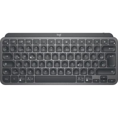 7. Logitech MX Keys Mini klawiatura Biuro RF Wireless + Bluetooth QWERTZ Niemiecki Grafitowy