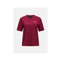 Koszulka PEAK PERFORMANCE W Graphic Tee bordowy