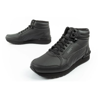 17. Puma ST Runner v4 Mid  buty sportowe męskie sneakersy za kostkę czarne