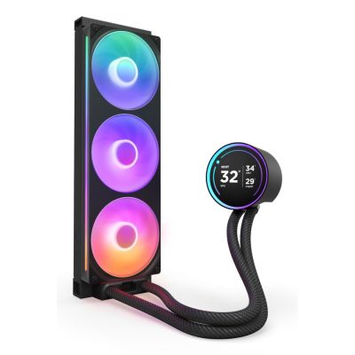 2. NZXT Kraken Elite 360 RGB Procesor Chłodnica cieczy all-in-one 12 cm Czarny 1 szt.