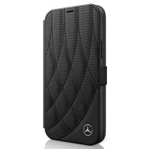 Etui Mercedes New Bow Line na iPhone 12 mini - czarne