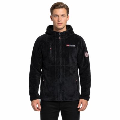 Polar męski Geographical Norway UPLOAD HOOD BLACK DB MEN 224 (WY3383H/GN-BLACK)